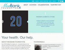 Tablet Screenshot of medbank.org