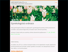 Tablet Screenshot of medbank.cz